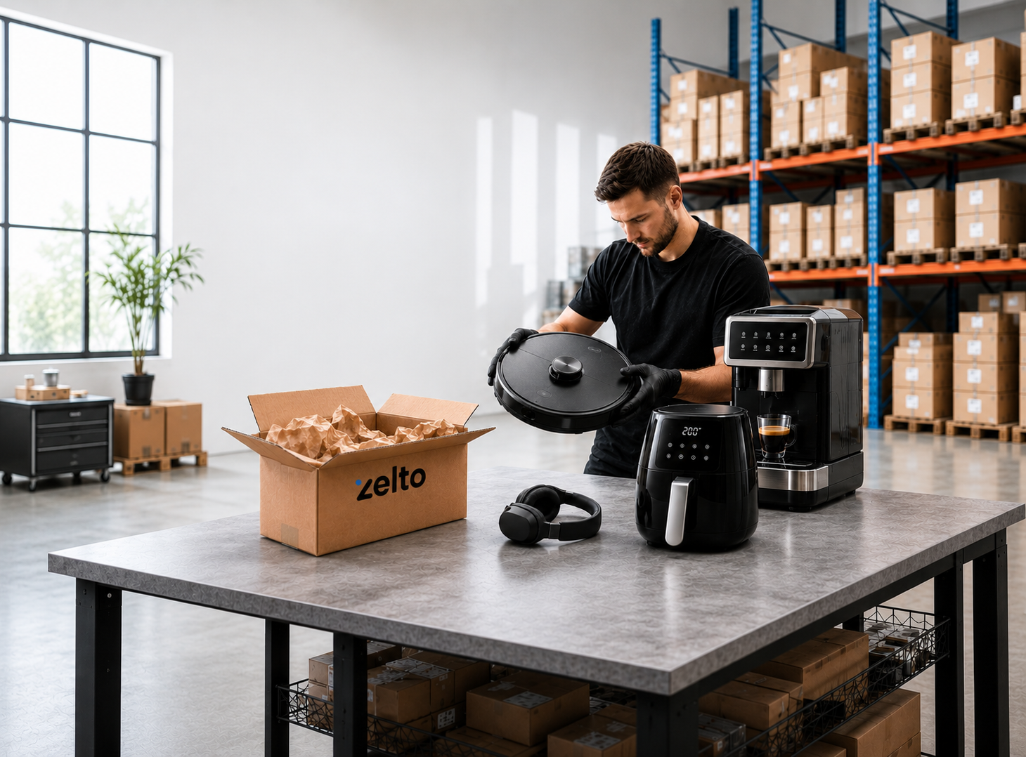 Air fryer, grilis, ausinės ir kitos grąžintos prekės su pažeistomis pakuotėmis