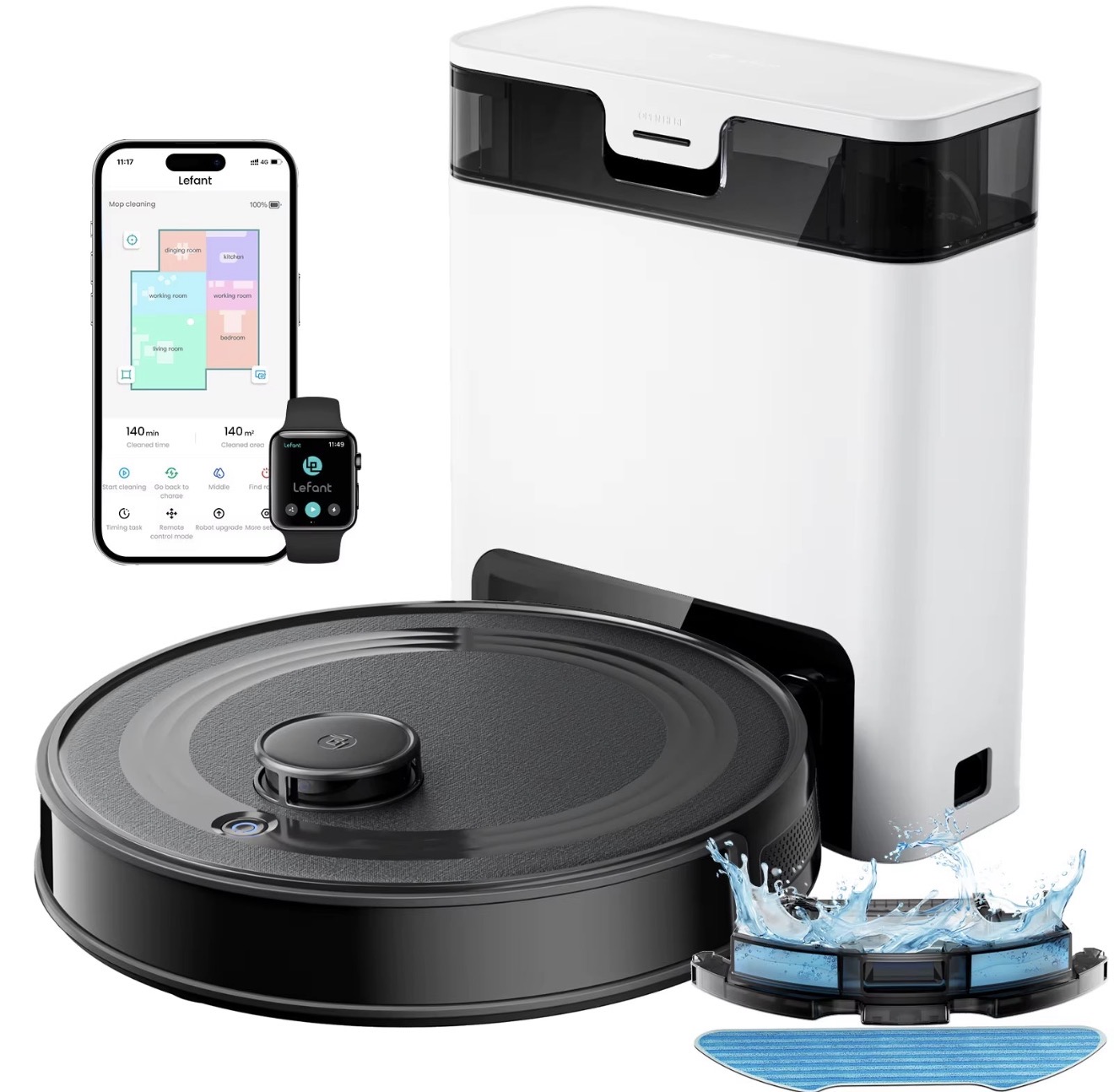 Lefant M2S Pro robotas siurblys