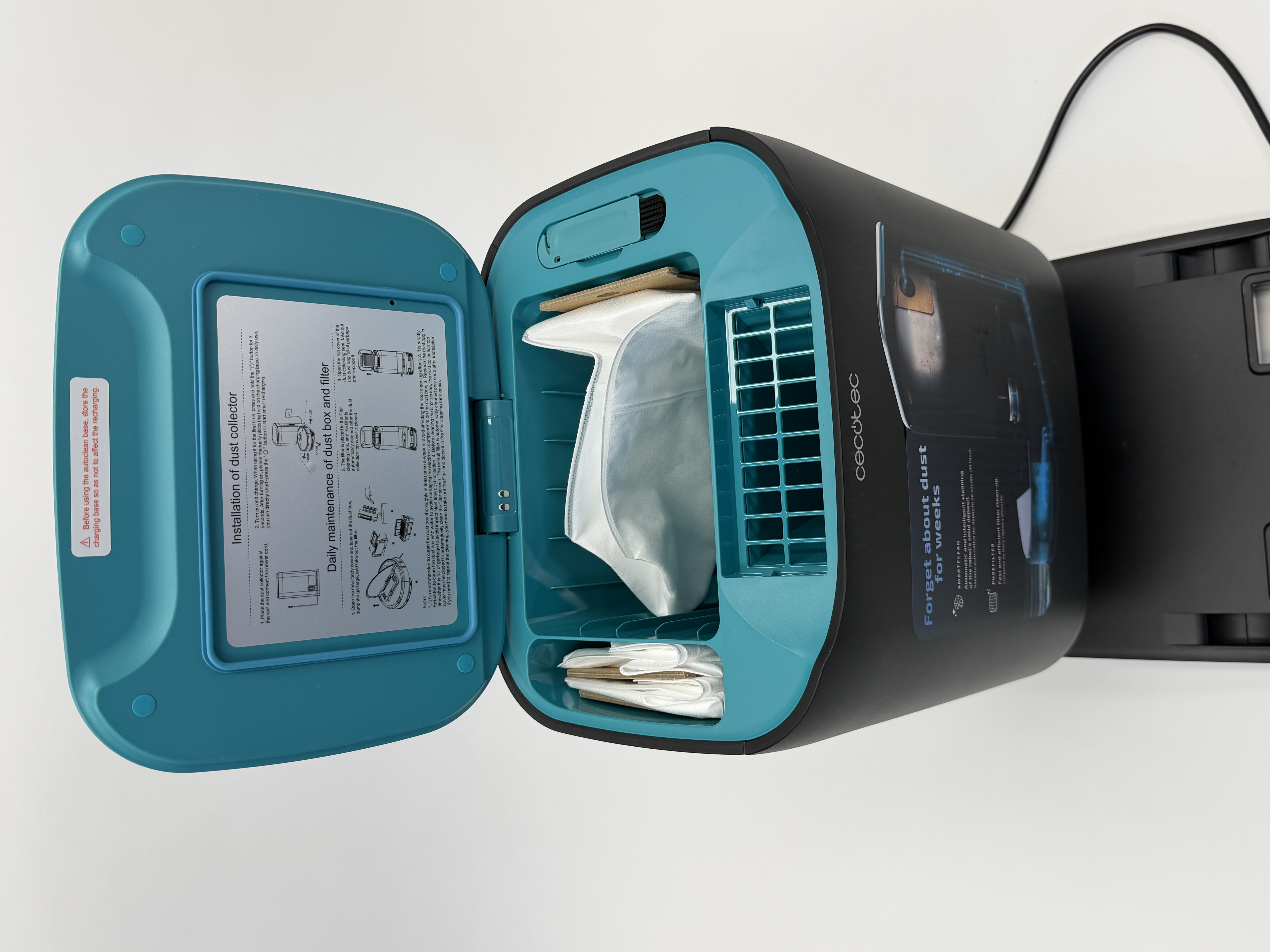 Cecotec Conga Home 10000 roboto siurblio ištuštinimo stotis
