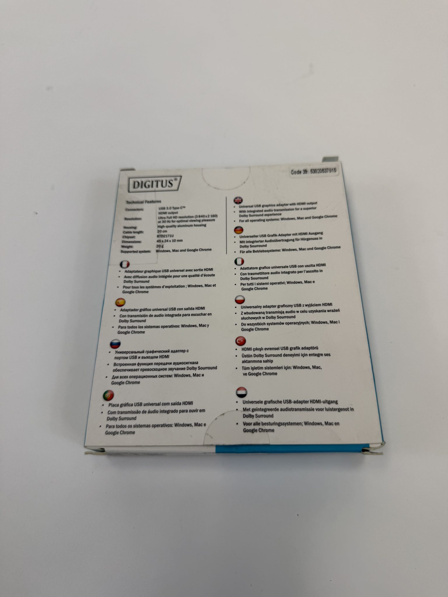 Digitus USB-C į HDMI adapteris