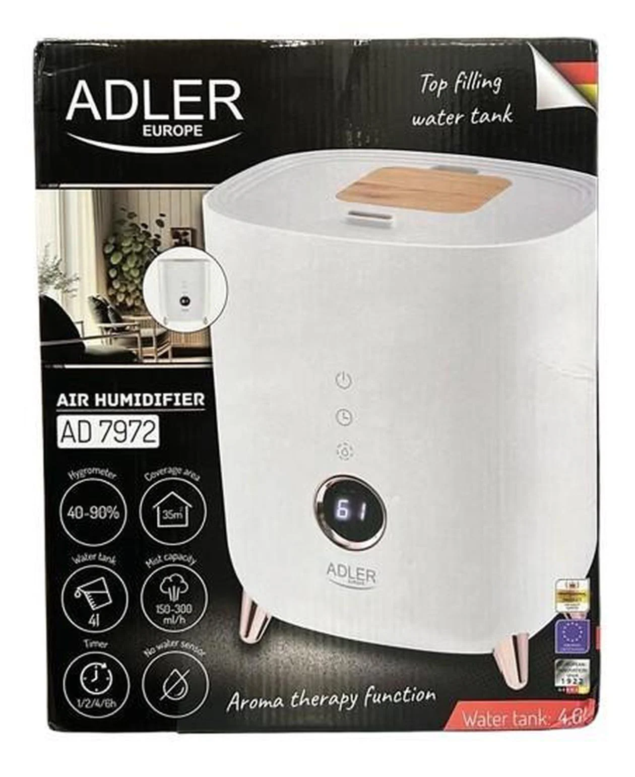 Oro drėkintuvas Adler