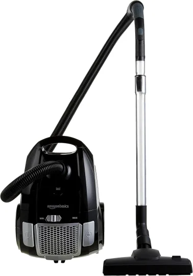 Amazon Basics dulkių siurblys su maišeliu ir HEPA filtru
