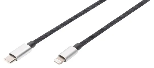 DIGITUS USB-C į Lightning įkrovimo kabelis, 1 m