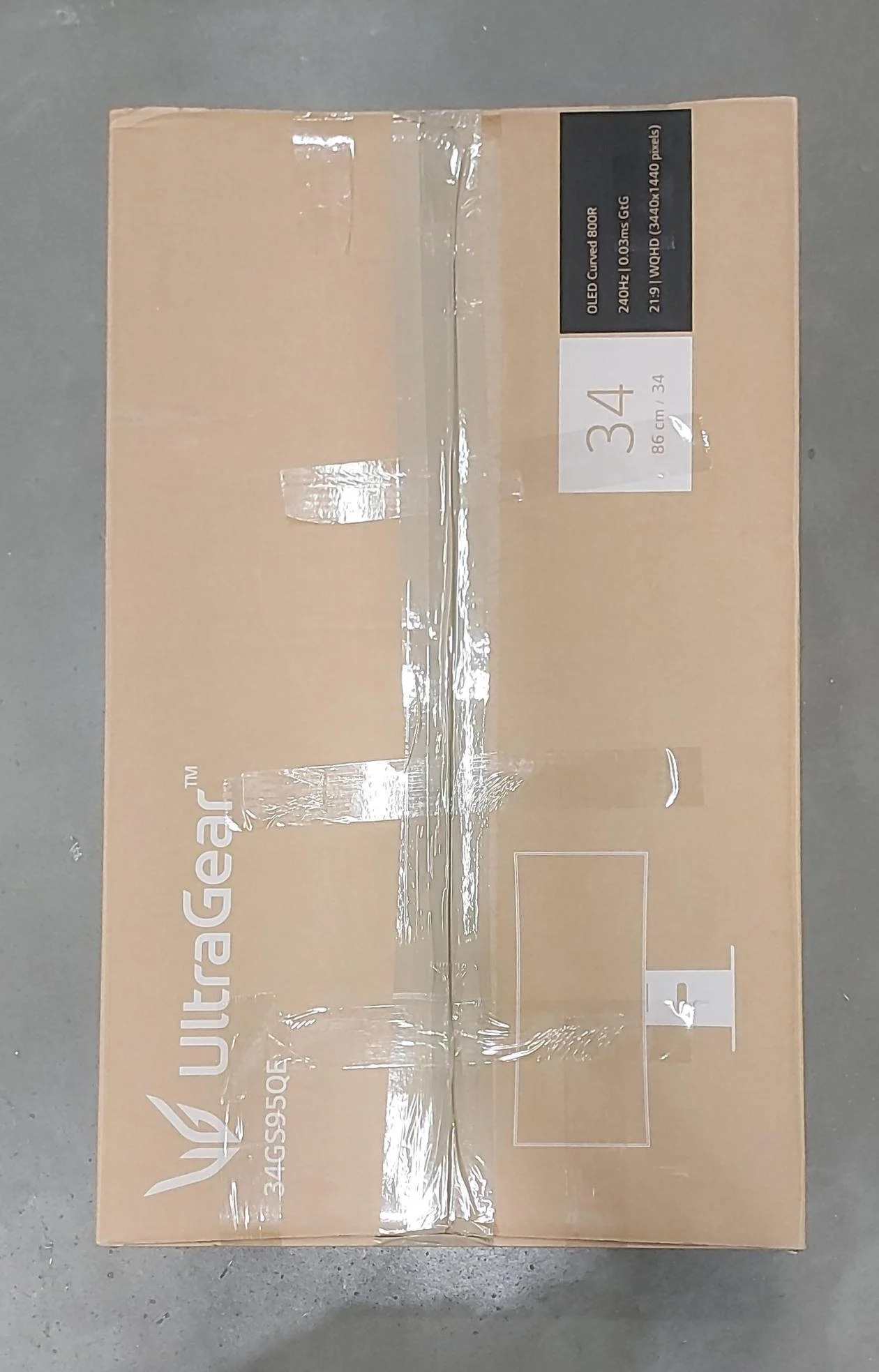 Monitorius LG 34GS95QE-B