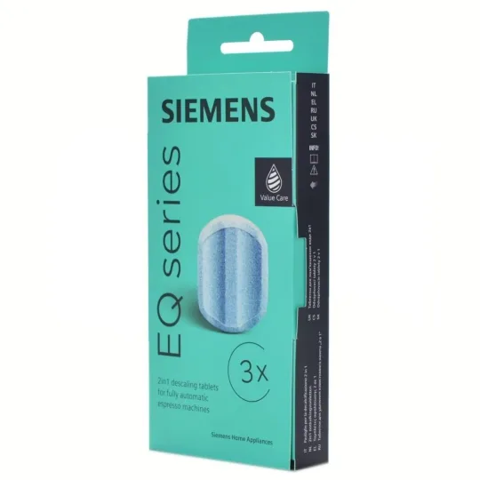 Siemens kavos aparatų nukalkinimo tabletės