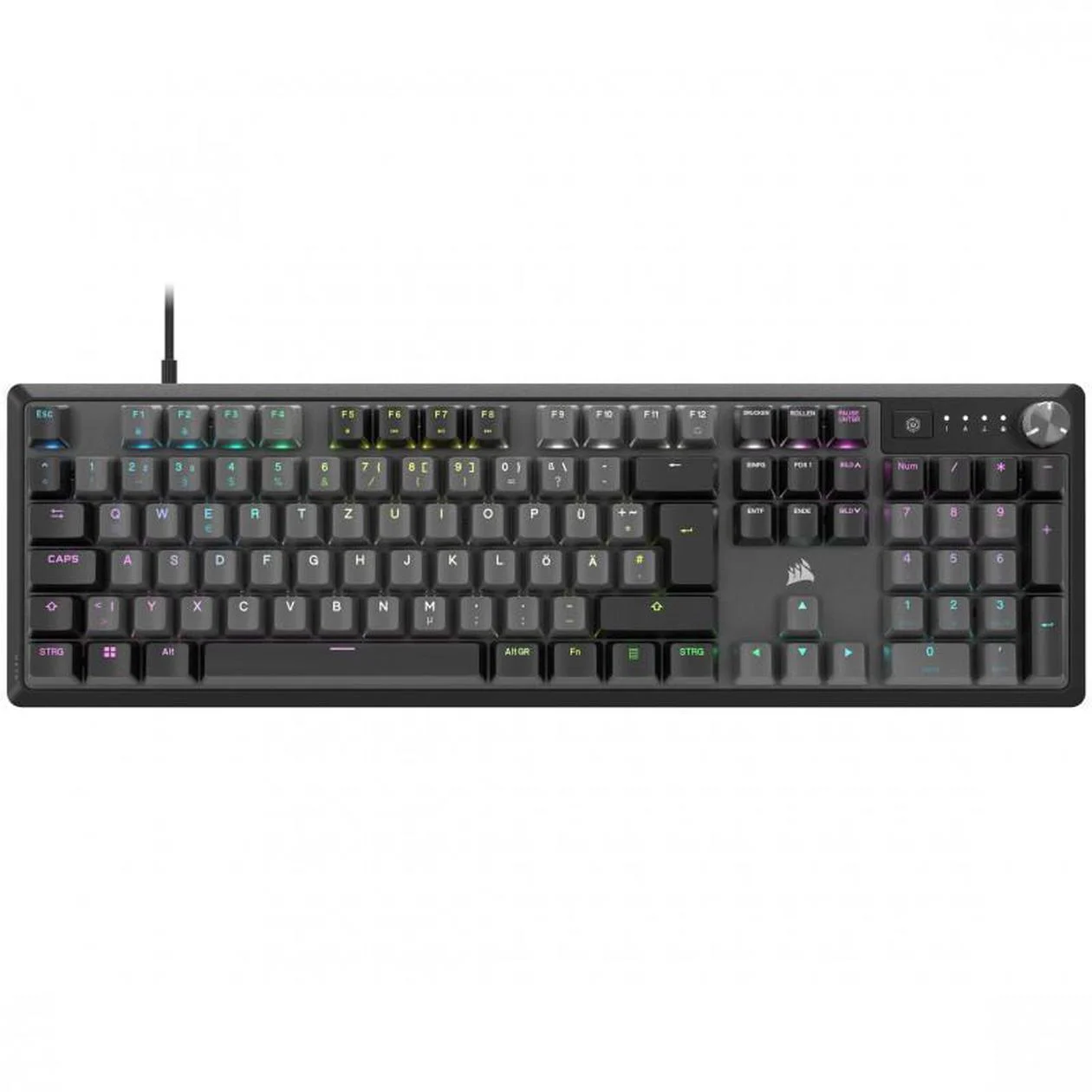 Laidinė žaidimų klaviatūra Corsair K70