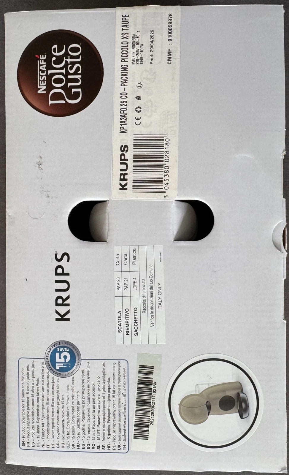 Krups kavos aparatas