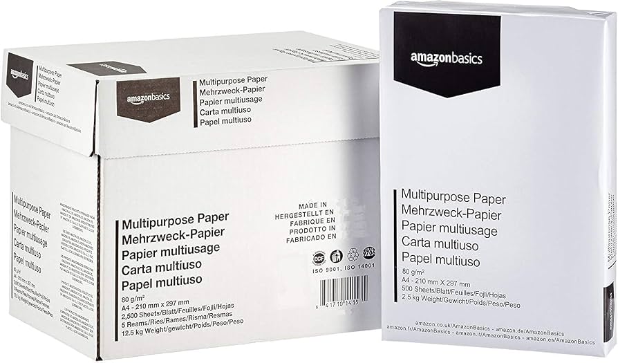 Amazon Basics popierius
