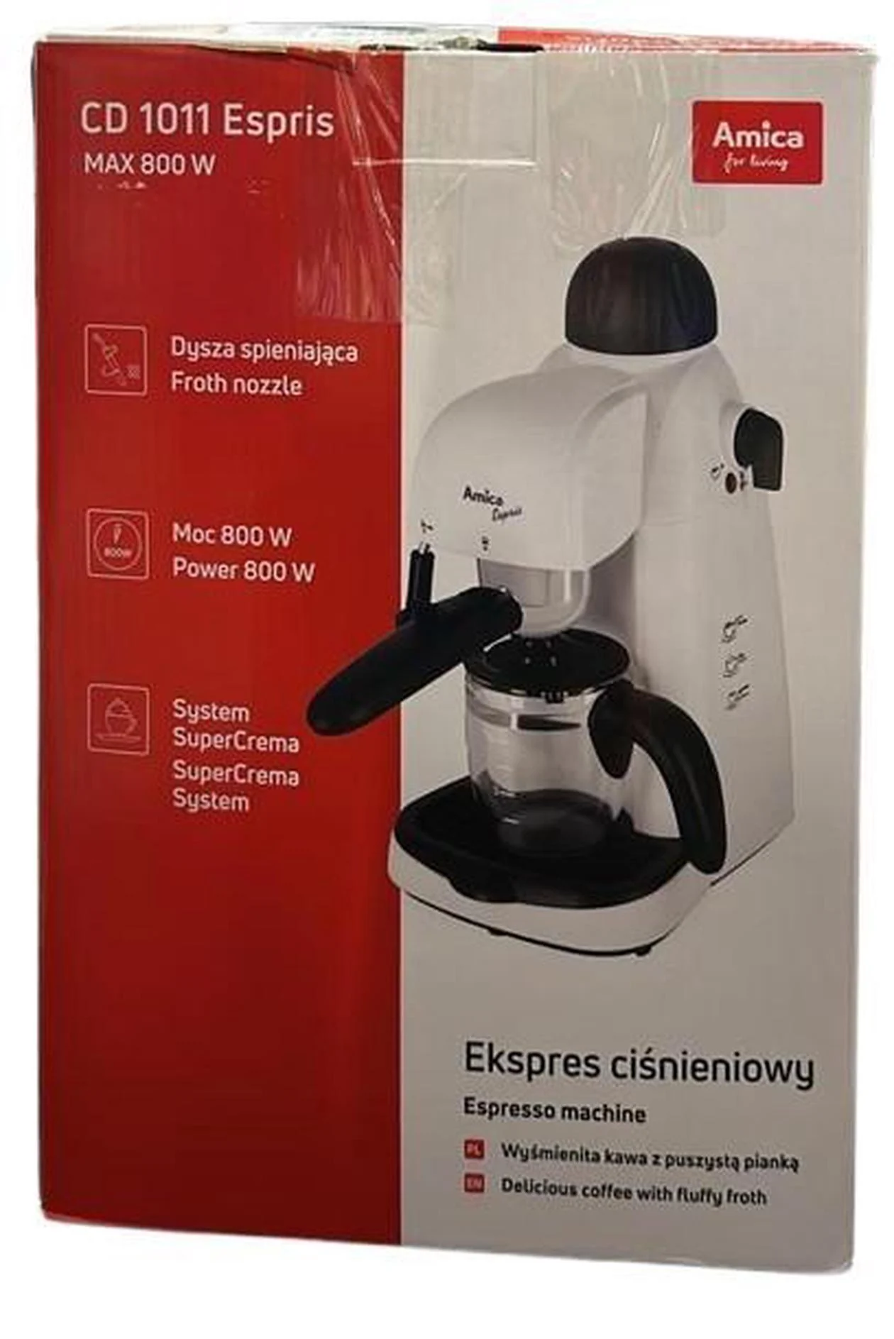 Pusiau automatinis kavos aparatas Amica Espris