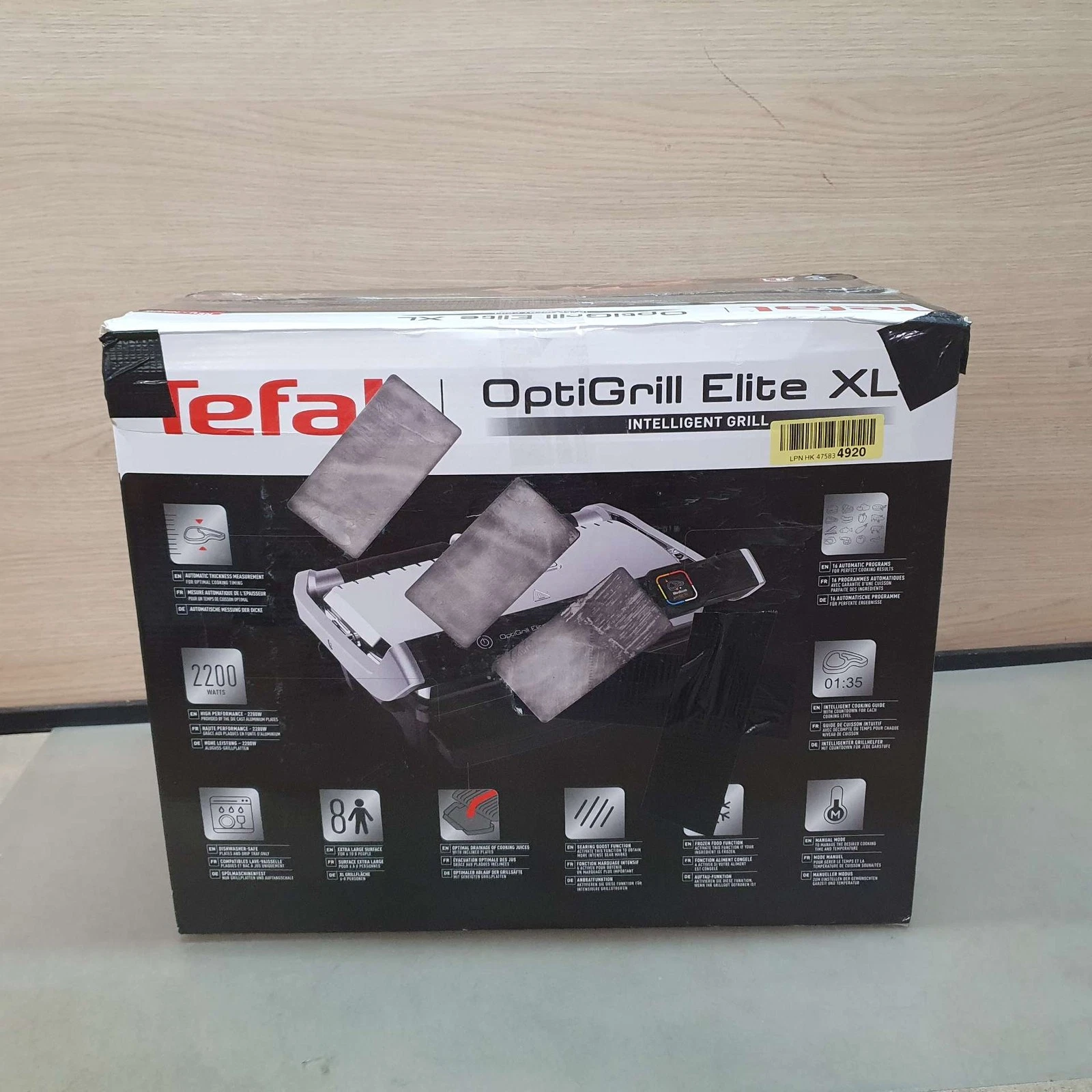 Tefal OptiGrill Elite XL elektrinis grilius