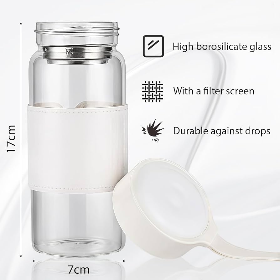 Yamobi stiklinis gertuvės tipo plaktuvas 473 ml