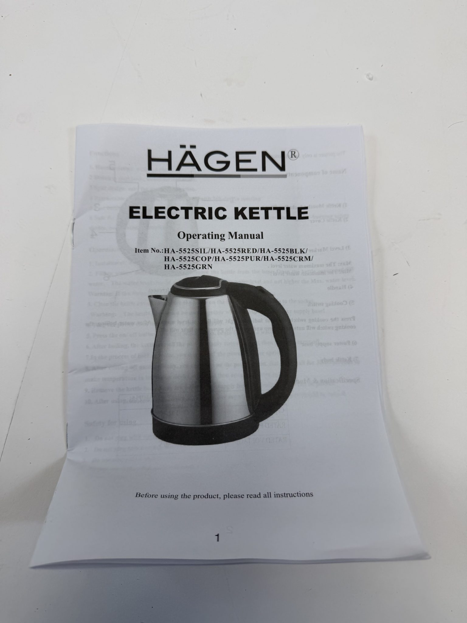 HAGEN virdulys