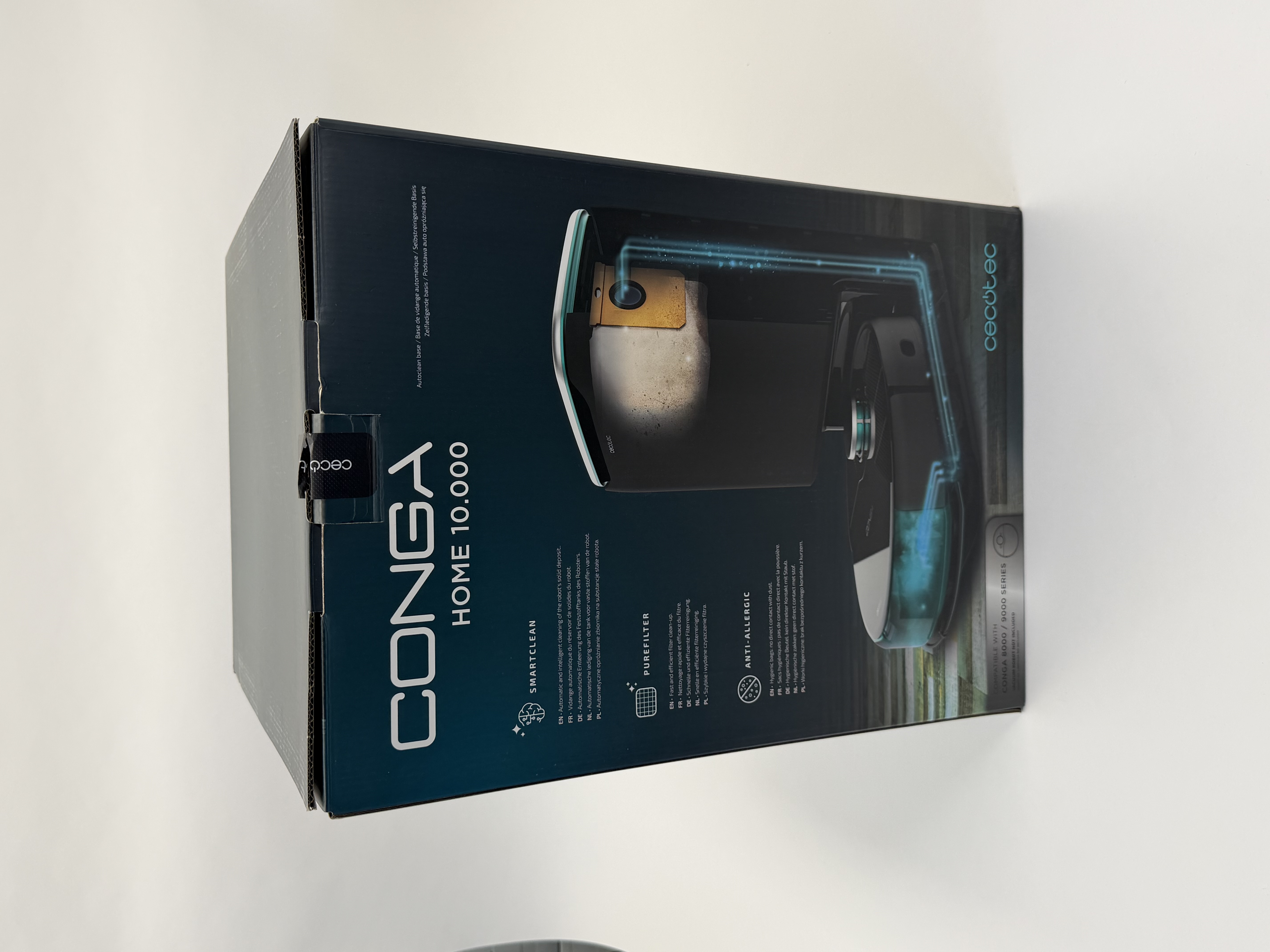 Cecotec Conga Home 10000 roboto siurblio ištuštinimo stotis