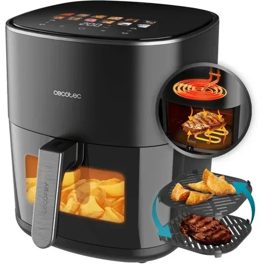 Cecotec Cecofry&Grill Smokin' 6500 Plus karšto oro gruzdintuvė