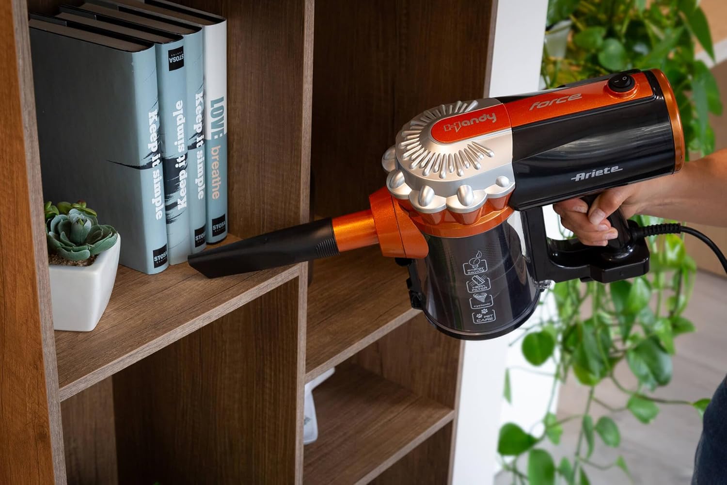 Ariete Handy Force 2-in-1 laidinis dulkių siurblys