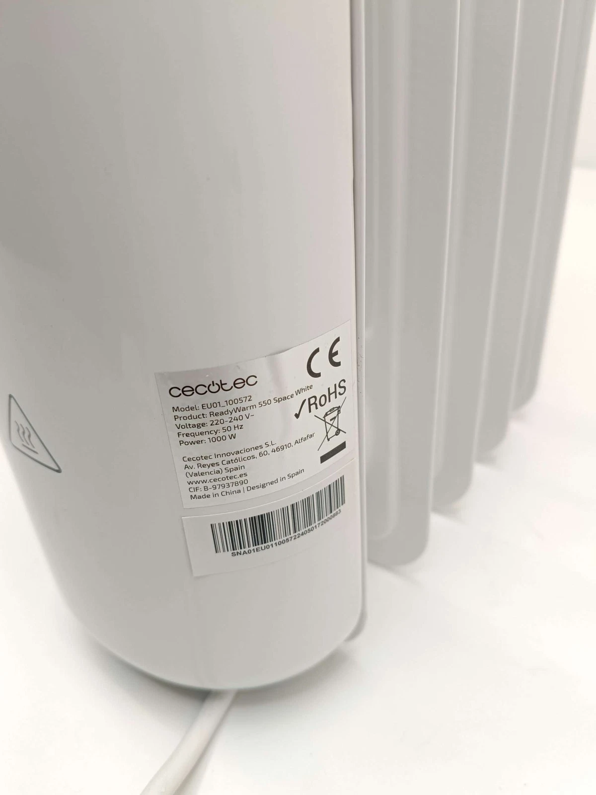 Cecotec ReadyWarm 550 tepalinis radiatorius